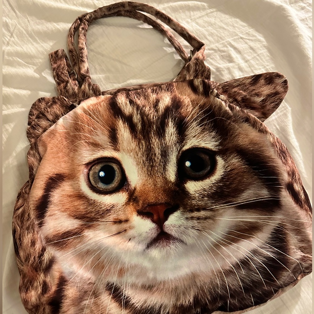 Cat bag with shoulder strap included. Those ears!!!
